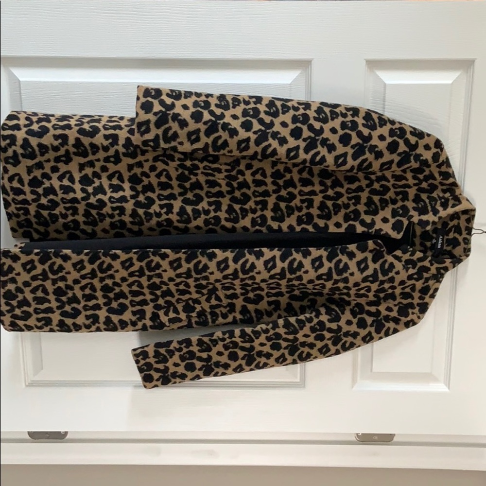 Cheetah Pea Coat